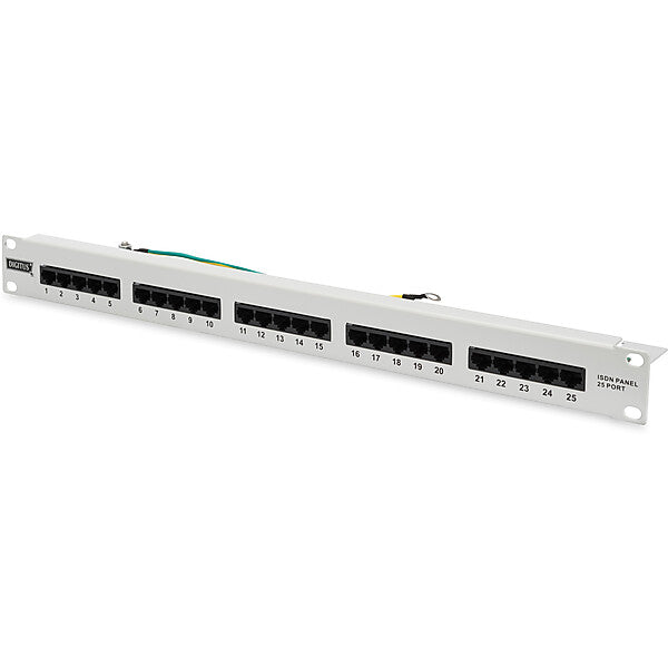 DIGITUS Patchpanel ISDN Kat.3 ungeschirmt DN-91325-1